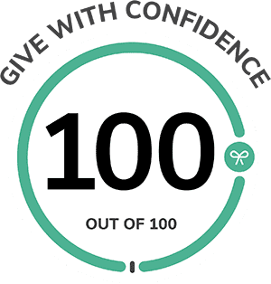 Give with Confidence Seal 100 out of 100