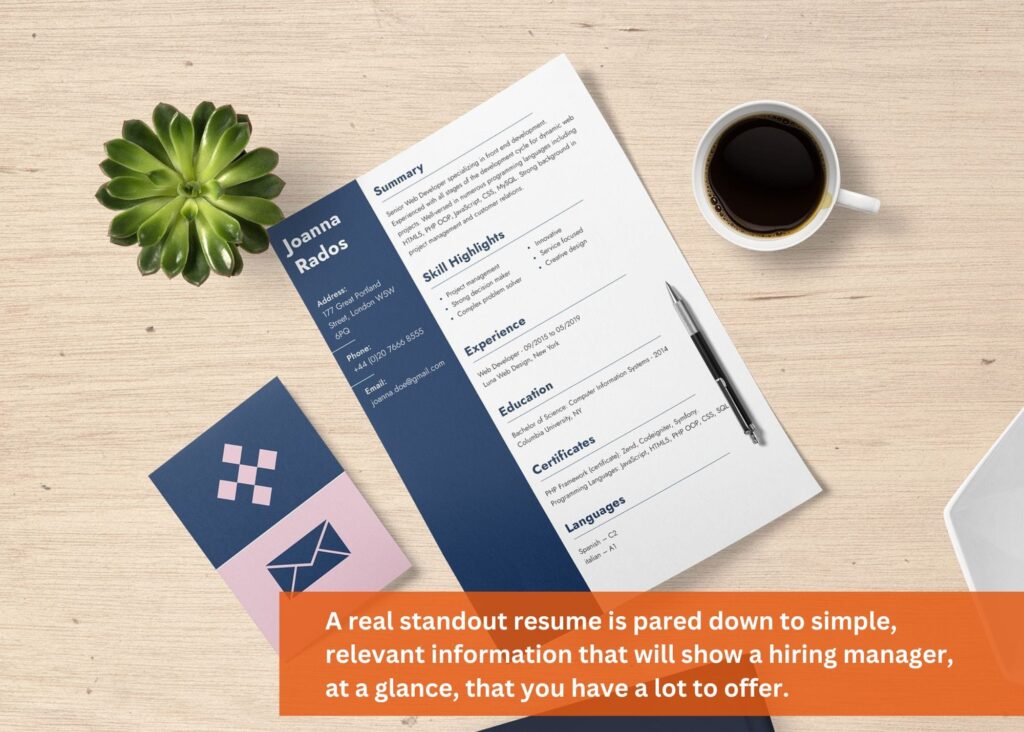 Resume Building: Tips for Creating a Standout Resume